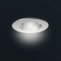 Recessed lamp — conical clip